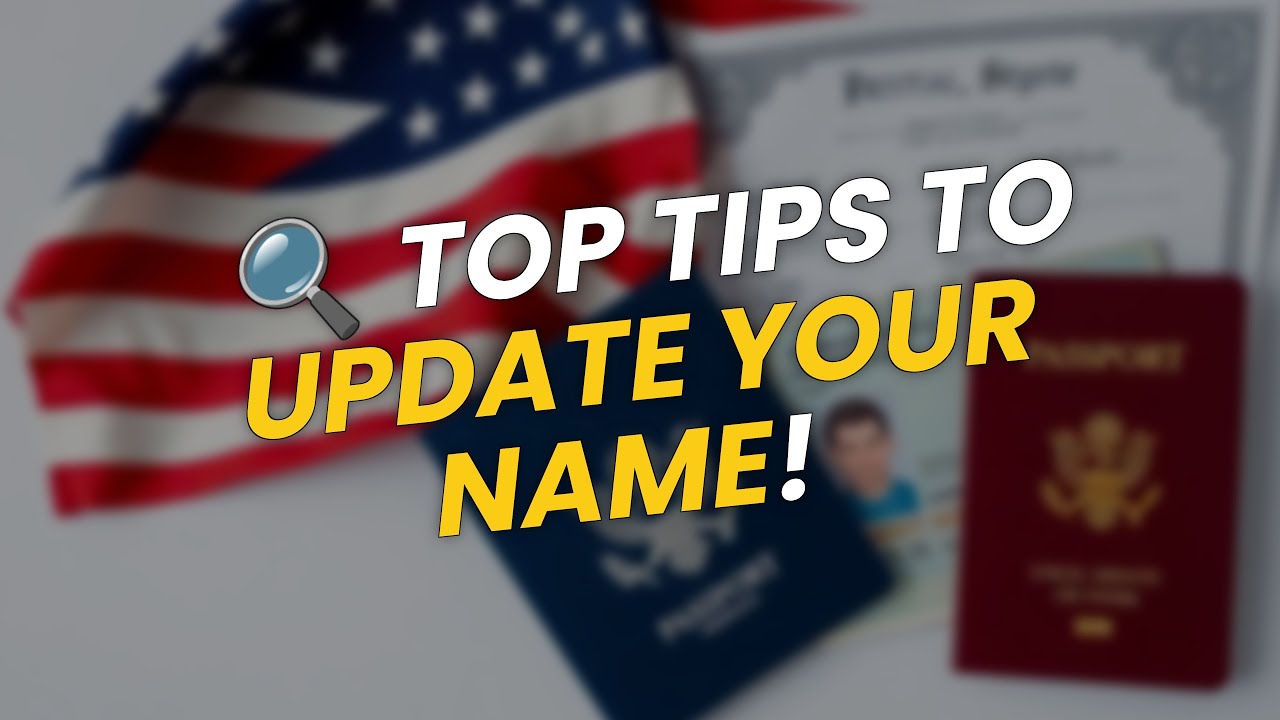 🔍 TOP Tips to Update Your Name with USCIS After Marriage!