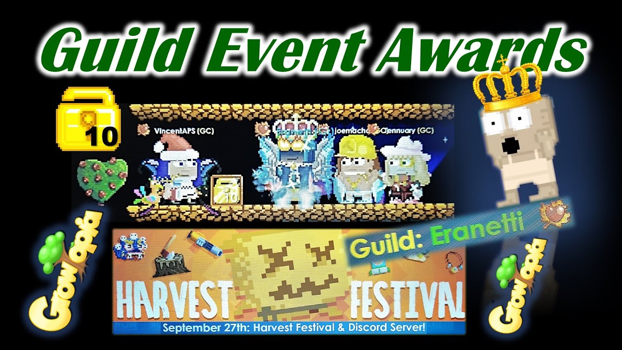 Harvest Heroes Event Guild Awards Growtopia YouTube