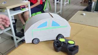 六年级设计与工艺活动 - 制作玩具模型车