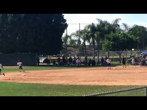 Sarah makes the catch