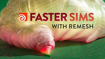 Faster Sims with Adaptive Remesh - Houdini tutorial (Patreon Teaser)