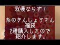 我慢ならず！糸のきんしょうさんで福袋 2種類購入したので開封紹介します。