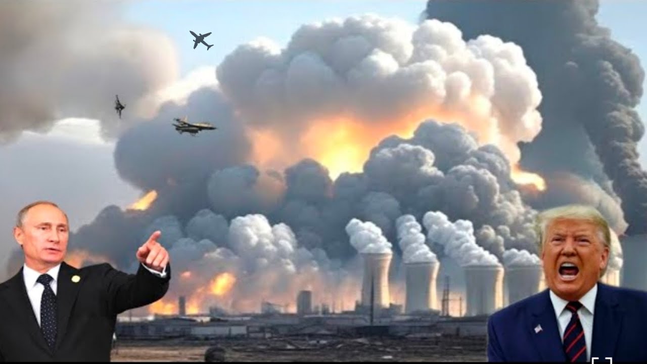 30 seconds ago!, Russia's Largest Oil Base Bombarded By 3 Russian Yak-141 Jets, This Is What Happene