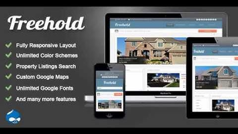 Preview Freehold - Responsive Drupal 7 Real Estate Theme M