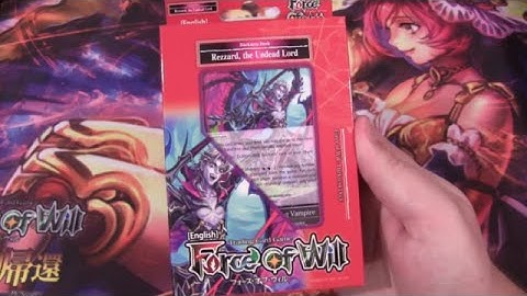 Force of Will Rezzard, the Undead Lord - Dark Starter Deck Unboxing