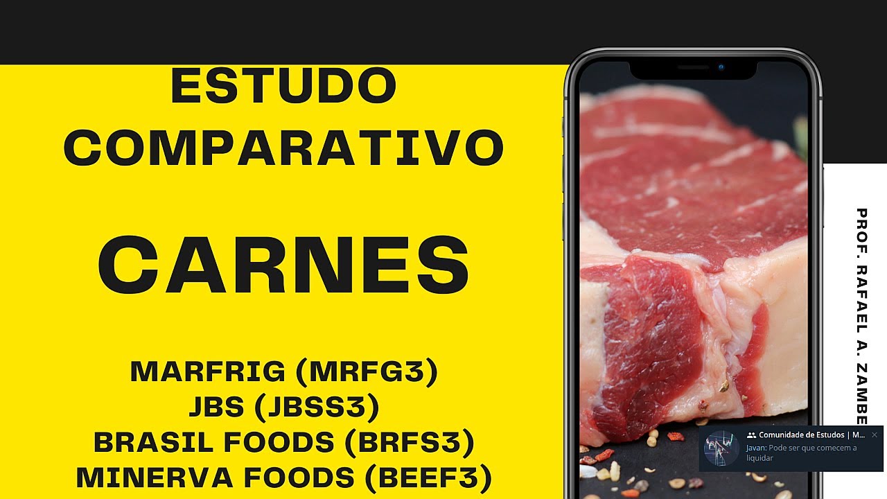 MARFRIG (MRFG3) X JBS (JBSS3) X MINERVA (BEEF3) X BRASIL FOODS (BRFS3) | ESTUDO | DEZEMBRO 2021