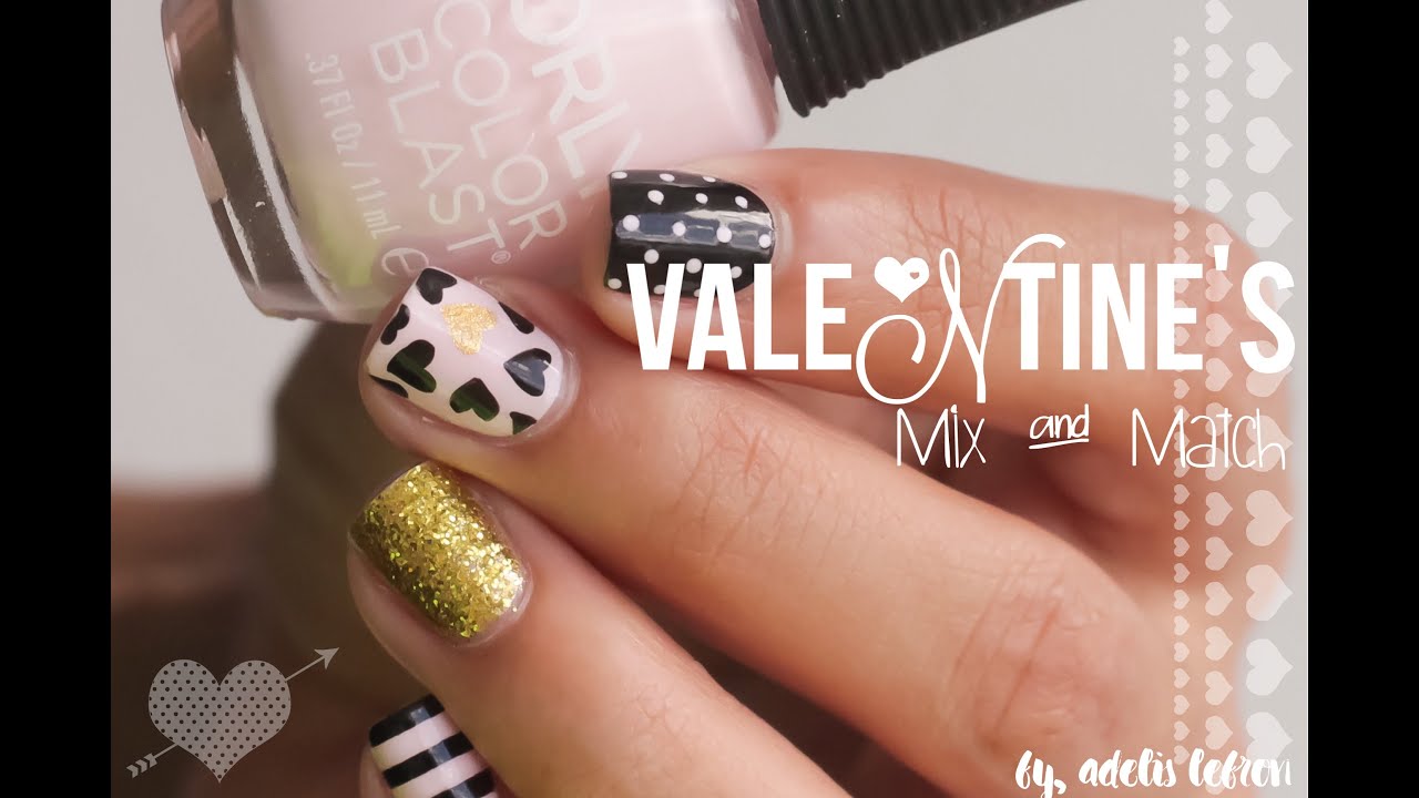 Valentine's Mix & Match Nail Art