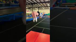 Standing Back Tuck Progression off of a Panel Mat! 🤩🎥✨ Cheer Tumbling! 🚀