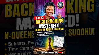 Day 10: Mastered Backtracking & N-Queens! 👑 #100DaysOfCode #DSA #Backtracking #C++ #Programming