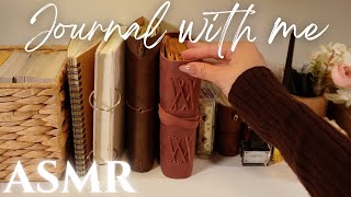 ASMR | Relaxing Paper Sounds | Vintage Journal Collage | No Talking
