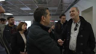 Αλέξης Τσίπρας - Διάλογοι από την επίσκεψη στη Λάρισα