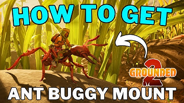 How To Get Red Soldier Ant Buggy Mount in Grounded 2 | Unlock Red Soldier Ant Buggy Mount