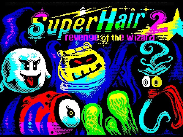 SuperHair 2 Revenge of the Wizard - For  ZX Spectrum game from MicroChops