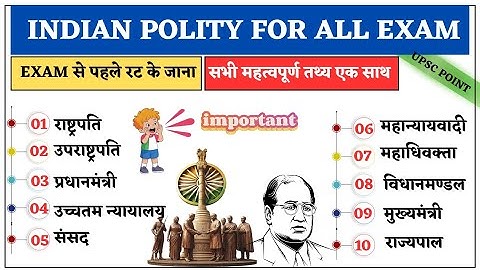 Indian Polity: Supreme Court | High Court | rastrapati | sansad | pradhan mantri | UPSC POINT
