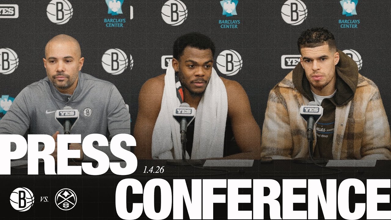 Jordi Fernández, Day'Ron Sharpe, and Michael Porter Jr. Discuss Win vs Denver