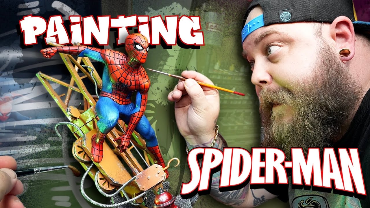 How To Paint 3D Prints - Spider-Man