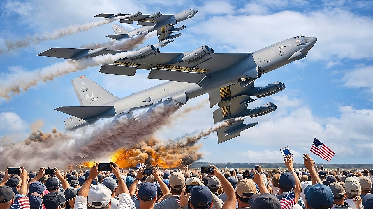 Иран в панике! Десятки американских бомбардировщиков B-52 взлетают на полной скорости!