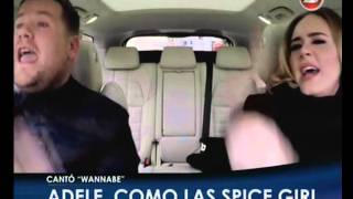 Canal 26 -Adele cantó "Wannabe" como las Spice Girlspice girl