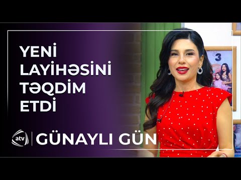 Günay Baxşəliyeva yeni verilişinin ilk efir günündən tamaşaçıları belə salamladı / Günaylı gün