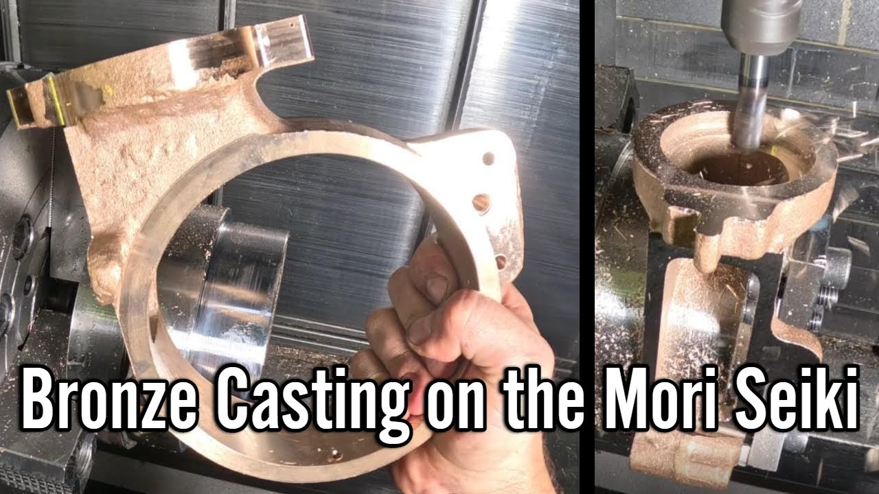 SATISFYING Bronze Casting Machining on the Mori Seiki NTX 2000