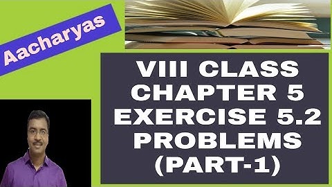 VIII CLASS COMPARING QUANTITIES USING PROPORTION  EXERCISE 5.2 PROBLEMS PART-1