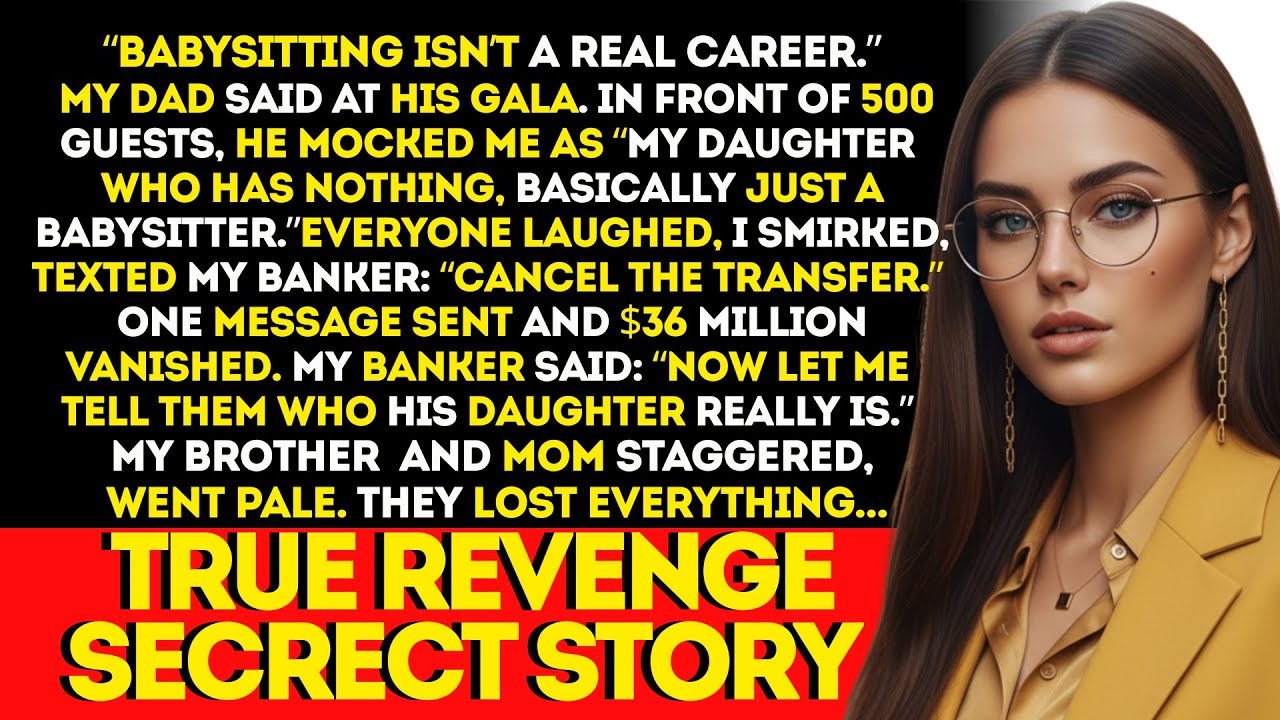 My father stood on a stage in front of 500 people and introduced me as "the one who does something with children. Babysitting, I think." The laughter filled the ballroom while I sat hidden in the...