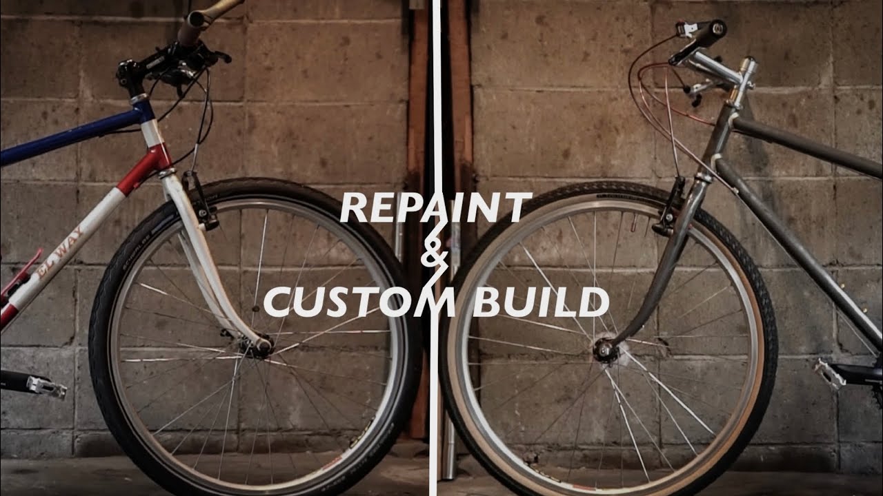 【CUSTOM BIKE】Repaint & Custom build "実家に眠っていた謎の自転車を再塗装してカスタム" YouTube