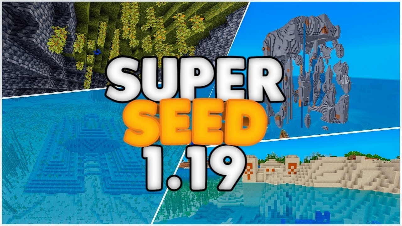 SUPER SEED MINECRAFT 1.19 BEDROCK│SEED FOR MINECRAFT│ 3 MONUMENTOS ...