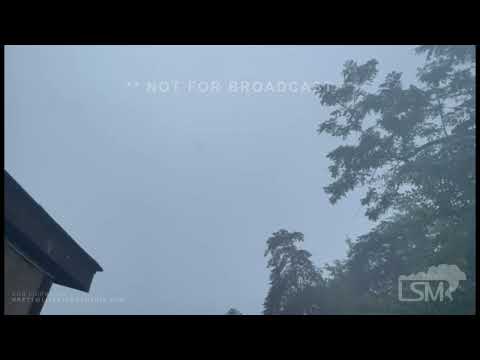 07-28-2026 Bedford County , VA - Tornadic Severe Thunderstorm Blows thru the Blue Ridge Mountains