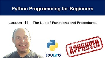 Python Tutorial for Absolute Beginners #11 - Using Functions and Procedures