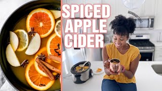 Homemade Spiced Apple Cider for Cozy Fall Nights