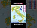 SOLE E NUVOLE, QUALCHE GRADO IN MENO #meteo