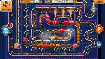 Rail Maze 2 Long Train Gameplay - Train Puzzle Game - Android Gameplay #1995