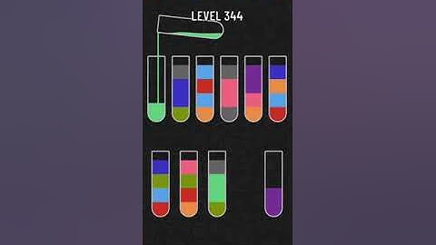 Water Sort Puzzle Level 344 Walkthrough Solution Android/iOS 💦