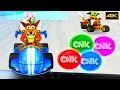 Crash nitro kart 4k gameplay  all cnk tokens