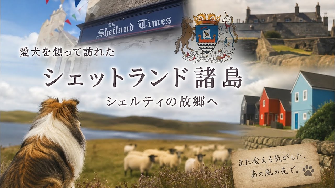 【亡き愛犬を想い】北の果てにあるシェルティの故郷 シェットランド諸島を尋ねた。2018年動画