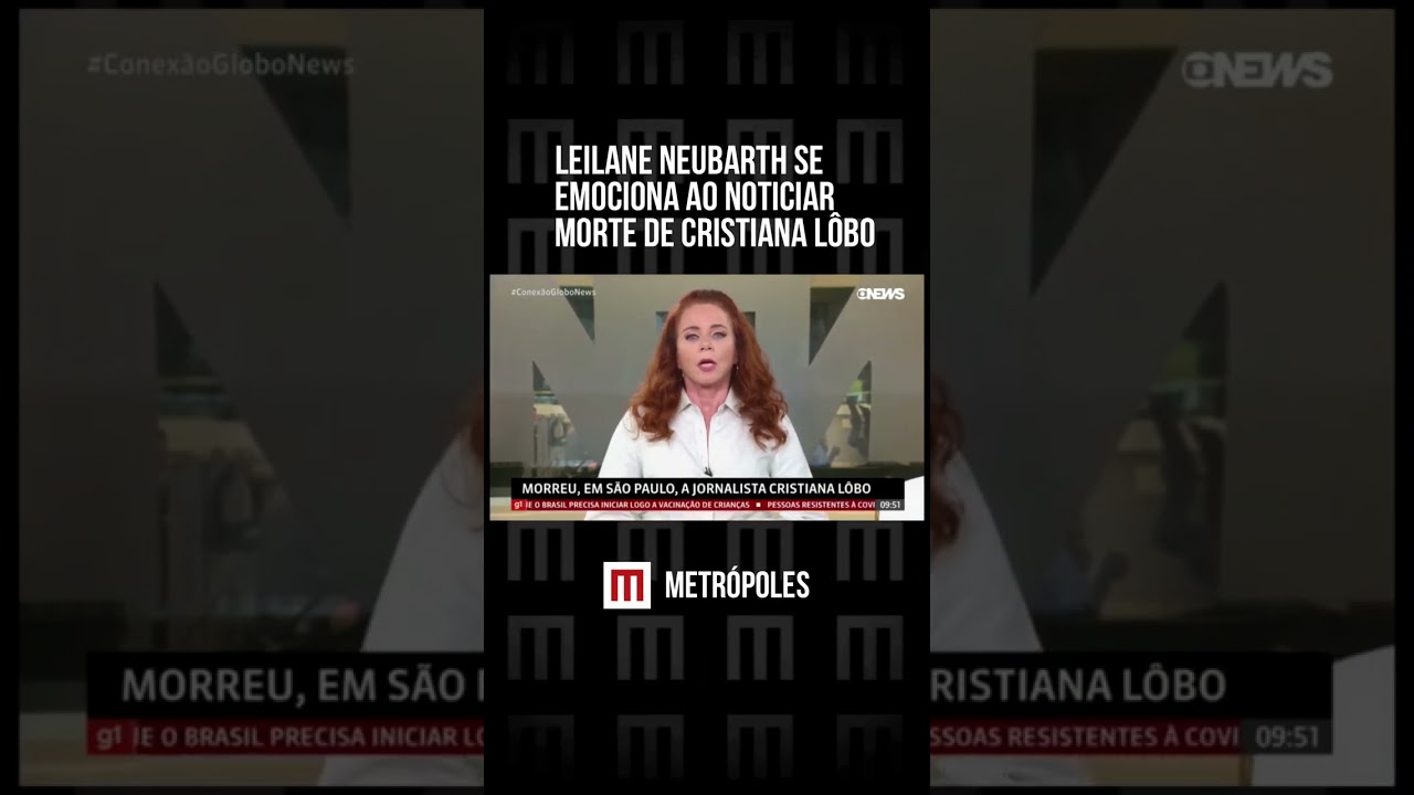 Repórter da GloboNews se emociona ao vivo ao noticiar morte de