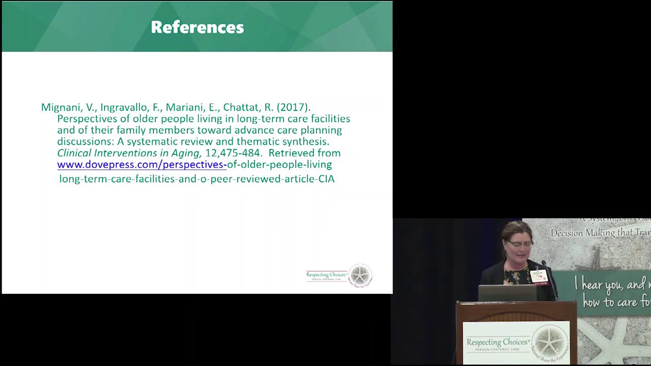 Respecting Choices® NSTE 2018 Concurrent Session 4.1.a