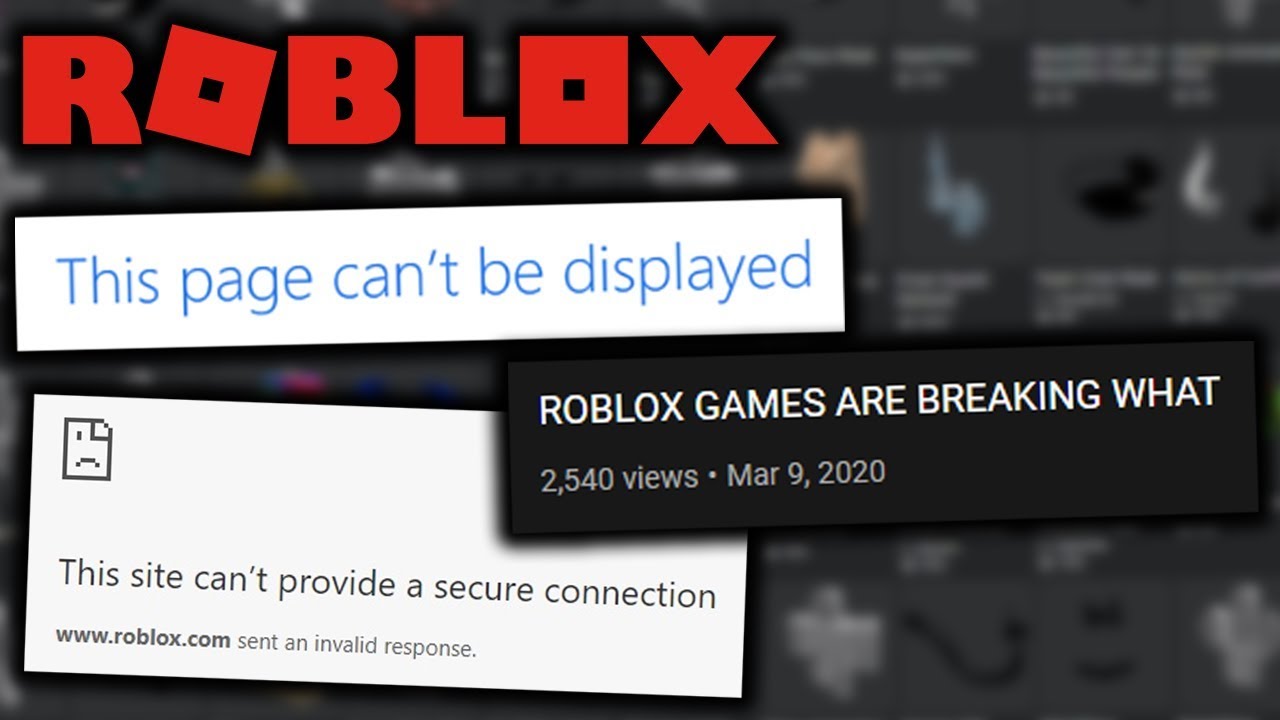 Roblox Has Been Having Serious Issues Lately Youtube - issues with roblox