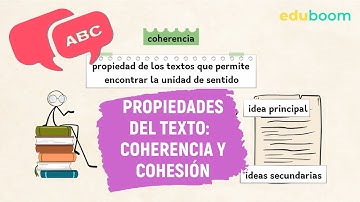 Propiedades del texto: Coherencia y cohesión (Parte 1) :: Lengua y literatura, 1° Bachillerato