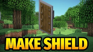 How to Make a Shield in Minecraft Survival Mode & Use Them! (Recipe Tutorial)