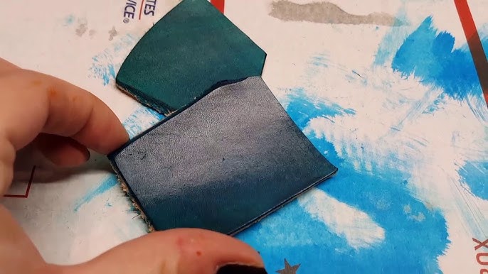 Leather basics: Applying Fiebings Edge Kote 