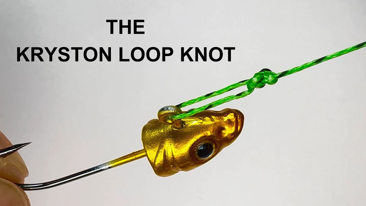 A Perfect, Strong Loop Knot That Allows Jig Head Hooks Natural Movement | Kryston Loop Knot