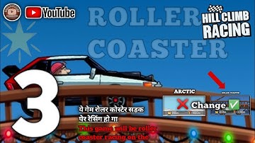 Hill Climb Racing - Fast Car - Roller Coaster - Gameplay Walkthrough Video Part 3 (ios android)