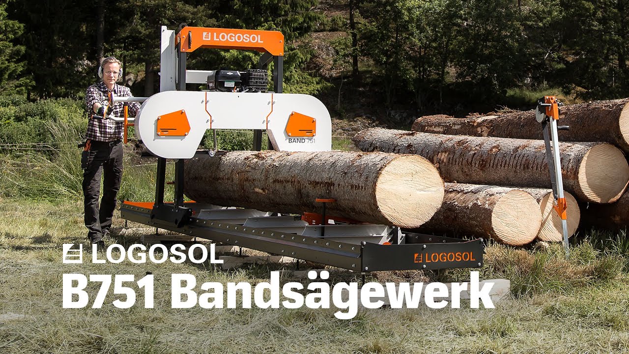 mobile Sägewerke Abmessung 3660 x 32 x 1,0 mm Logosol LM40 Holz-Bandsägeblatt f 