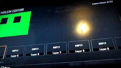 Black Ops 2 Creeper Emblem Tutorial