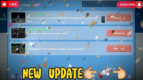 NEW UPDATE 📣 "INSTALL MODS" IN SERVER SETTING IN MULTICRAFT!!! || @bestie_1Multicraft