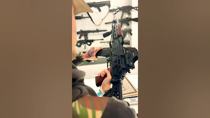 Custom Zastava PAP M90 AK in 556 #gunasmr #coldwar #russia #ukraine