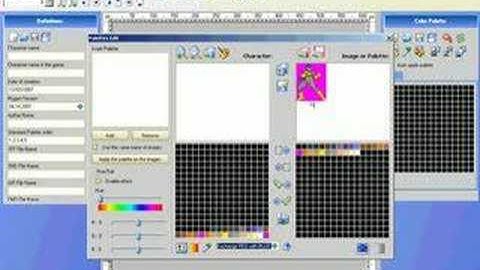 How to create pallette transparencies in fighter factory