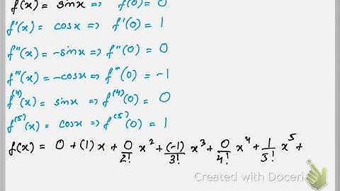 ECAT Math - Differentiation - Mclaurin & Taylor Series for Approximation by Sir Ahsan Abdullah Patel